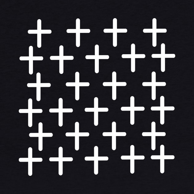 Christian cross blood of Jesus pattern by Baobabprintstore